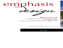 Tablet Screenshot of emphasis-design.com